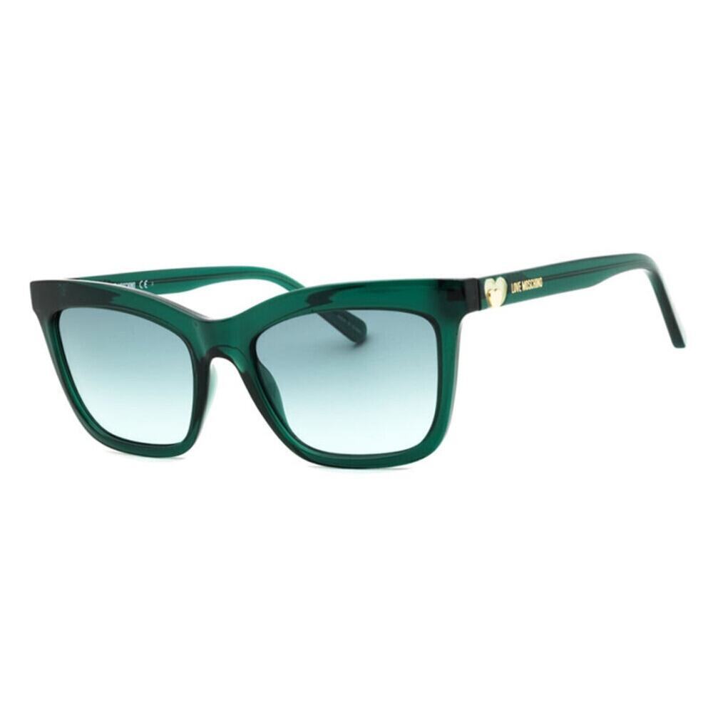 NEW!!! Moschino Love MOL057/S 01EDEQ Green Sunglasses authentic